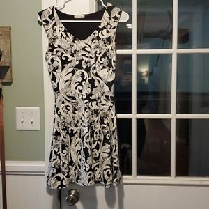 Black and white dress